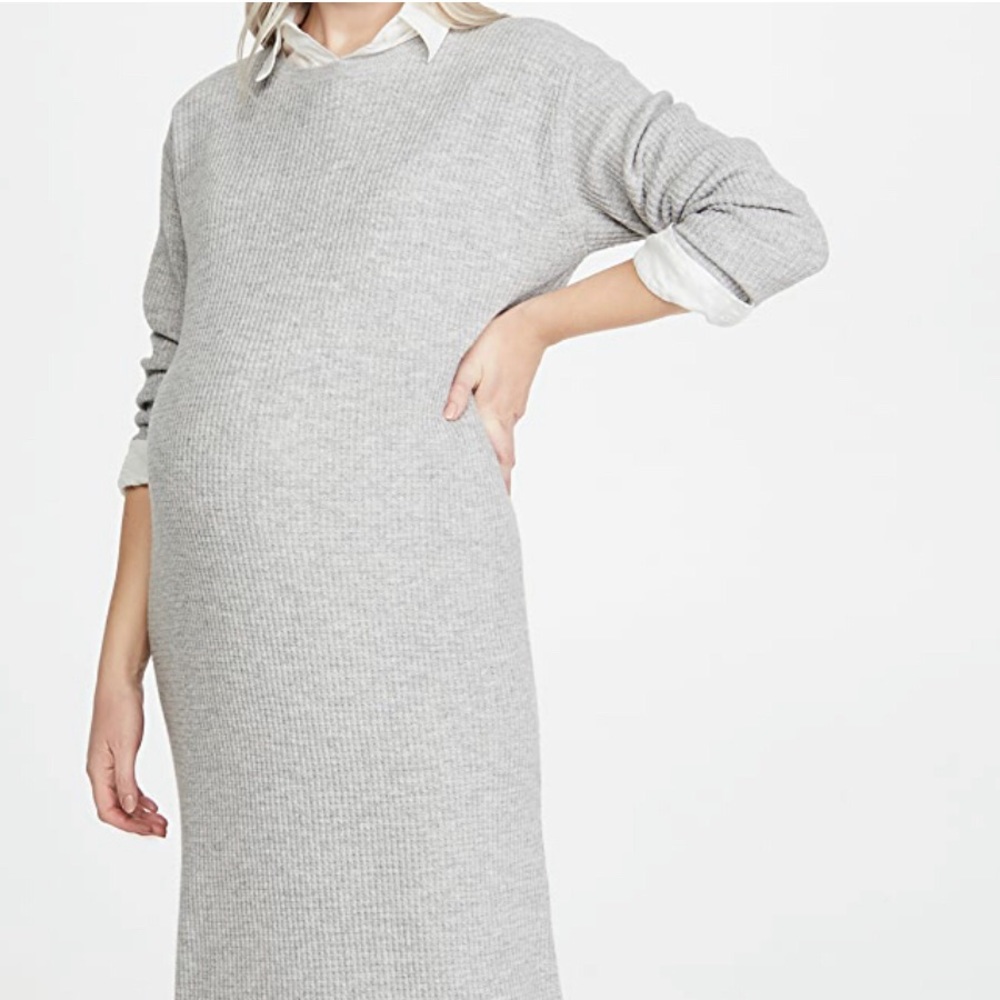 Hatch Waffle Maternity Dress